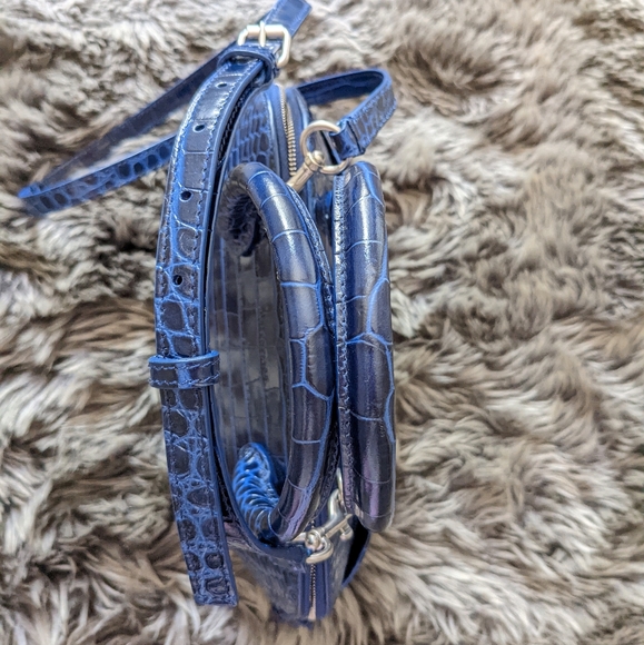 🛍️SOLD🛍️ Balenciaga Small Ville in Blue Croc embossed. - Picture 13 of 14